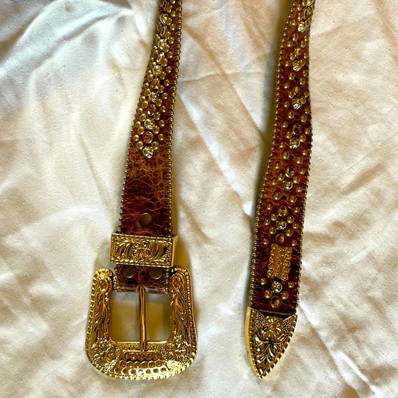 Vintage cowhide bb simon belt reliable